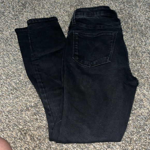 Black ripped skinny jeans - Picture 3 of 3